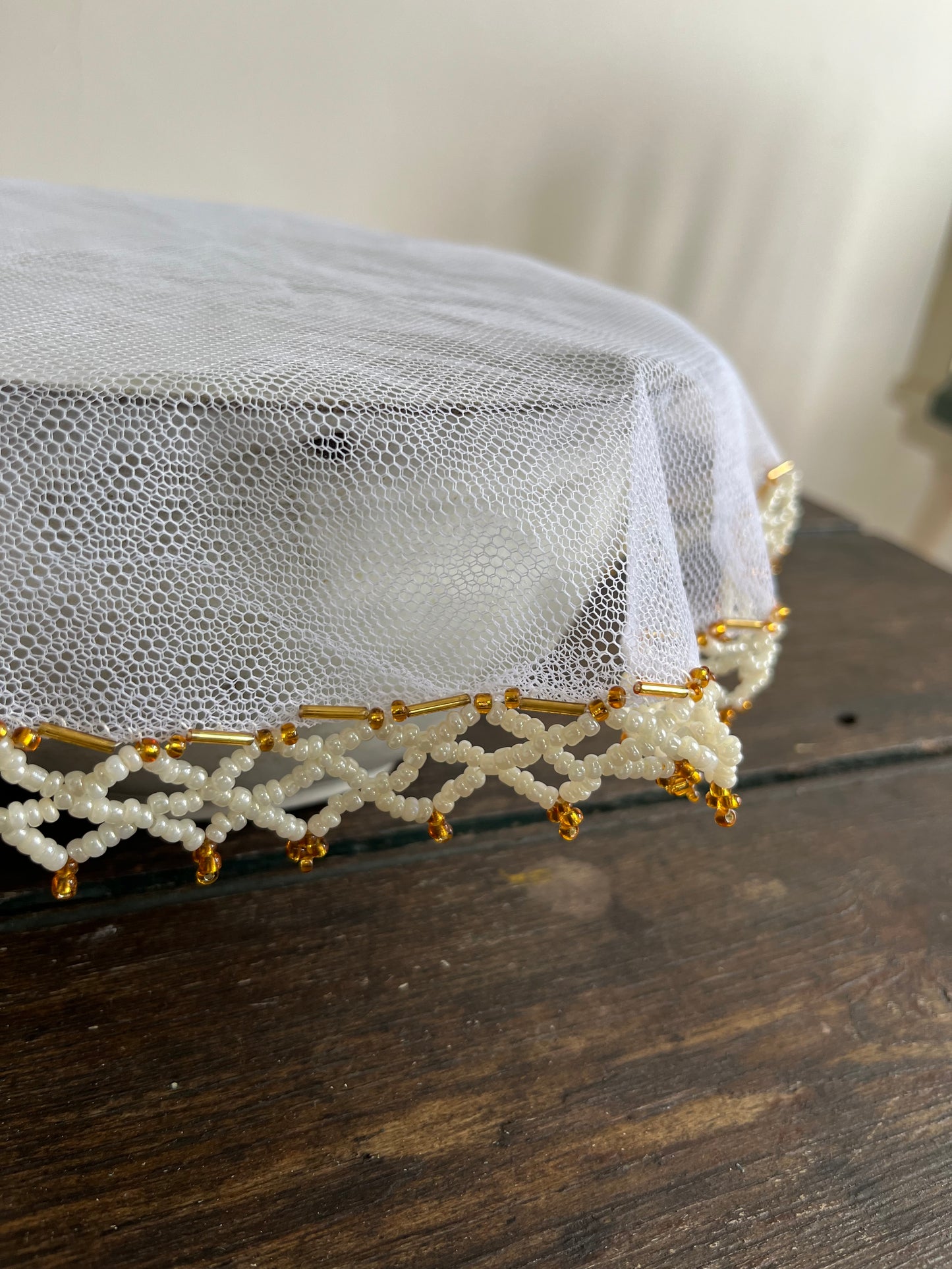 Hand beaded Nets