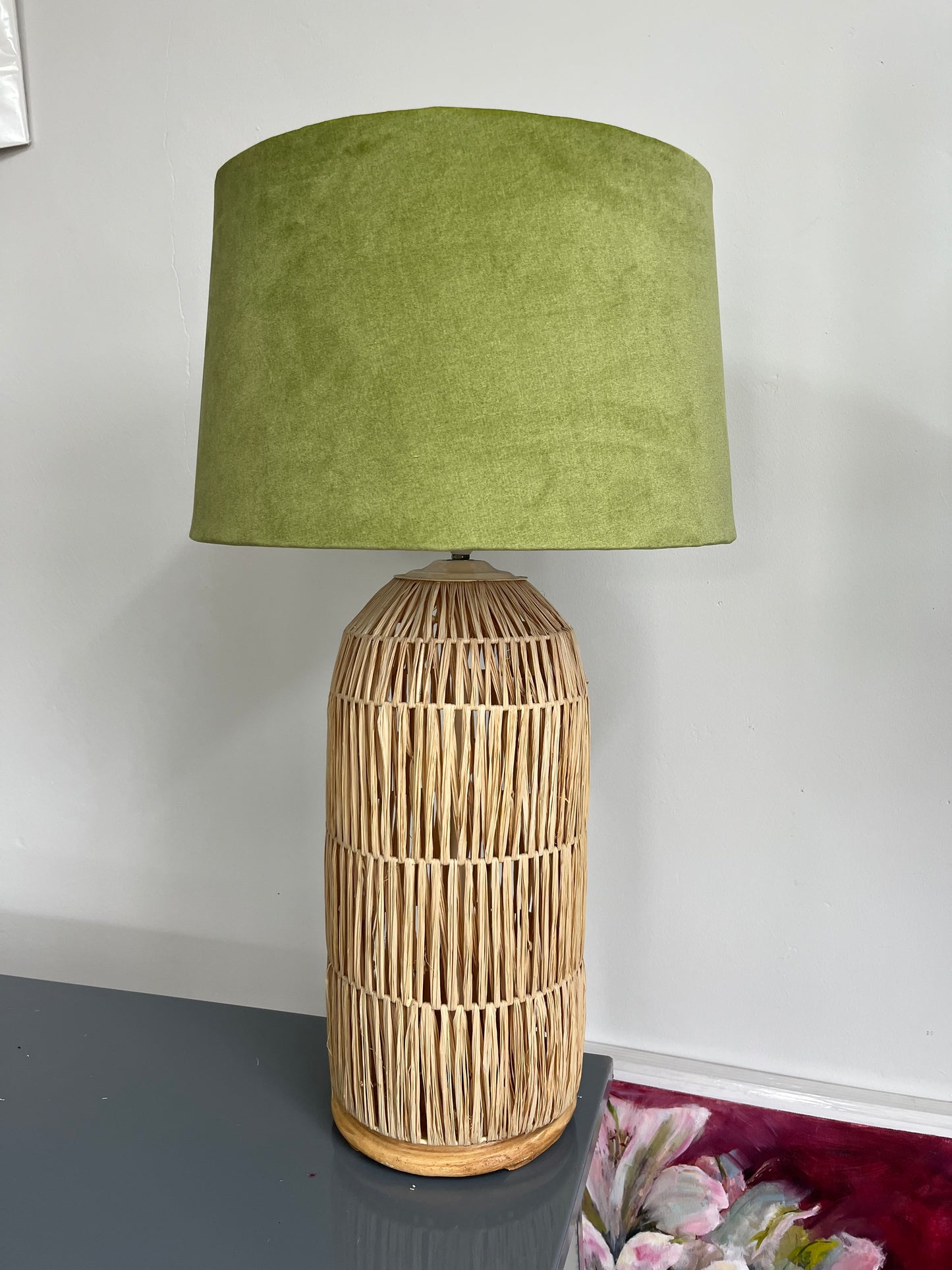 Apple Velvet Lampshade
