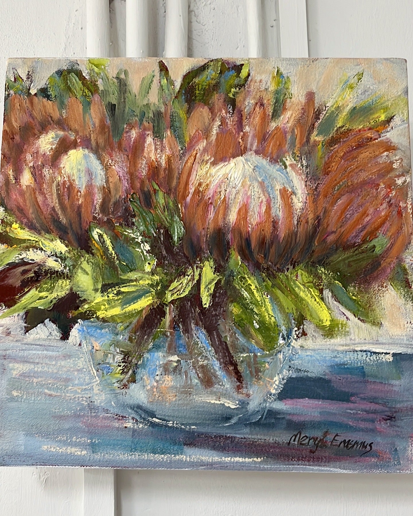 Proteas in vase