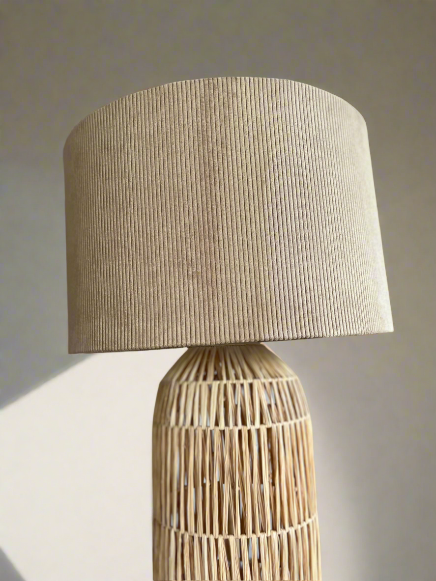 Cream Cord Lampshade