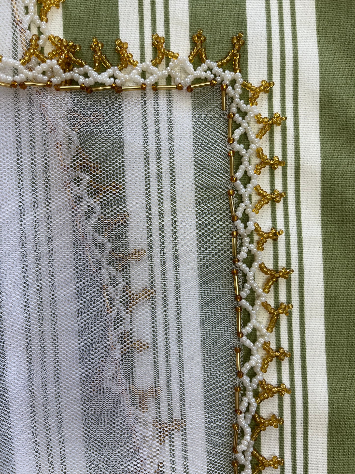 Hand beaded Nets
