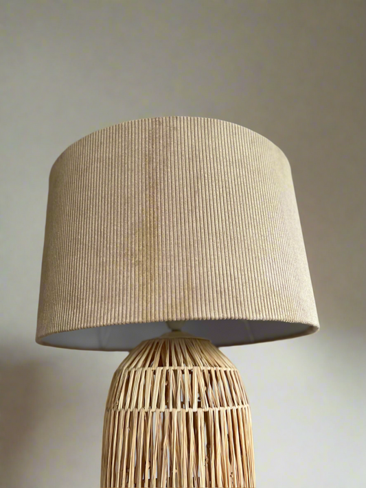 Cream Cord Lampshade