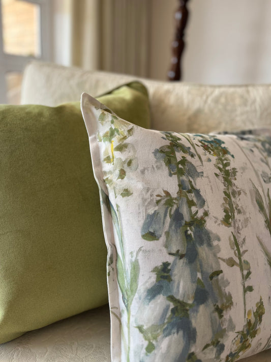 Monet floral cushion