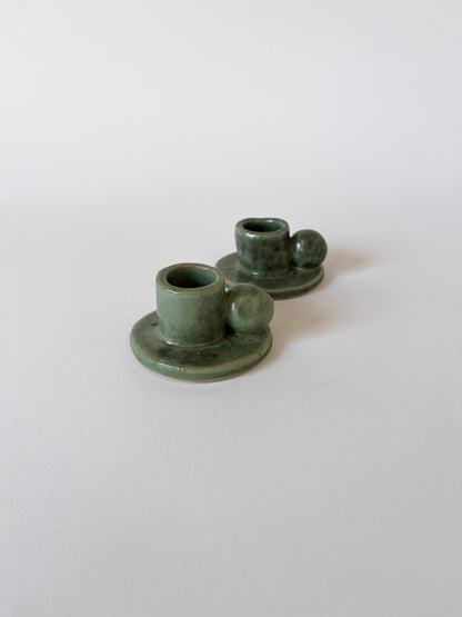 Candle stick holder pair