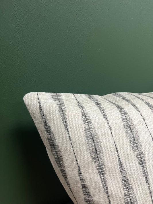 B&W printed cushion