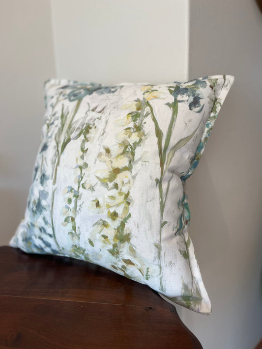 Monet floral cushion