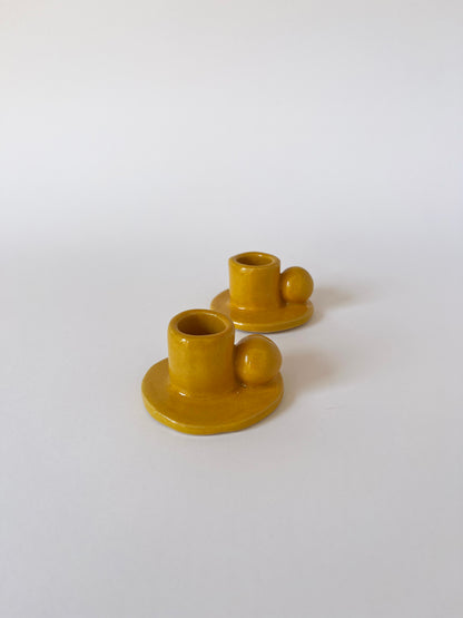 Candle stick holder pair
