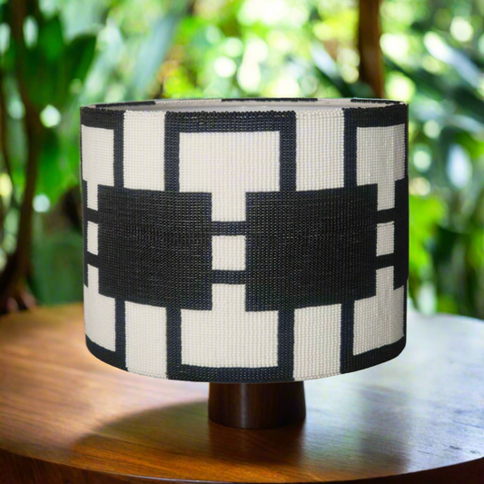 Beaded lampshadesCOZI interiors