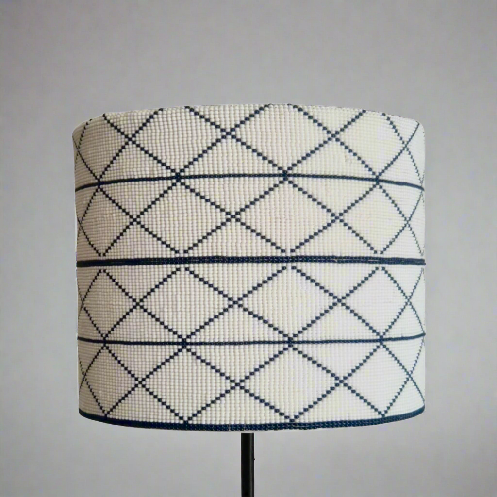 Beaded lampshadesCOZI interiors