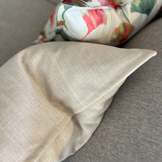Cream Linen Scatter Cushion